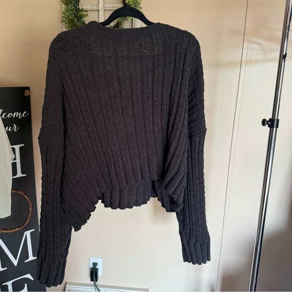NWT Arizona Crew Neck Knit Sweater Cropped Size XXL Black Christmas Swea… - Picture 2 of 4